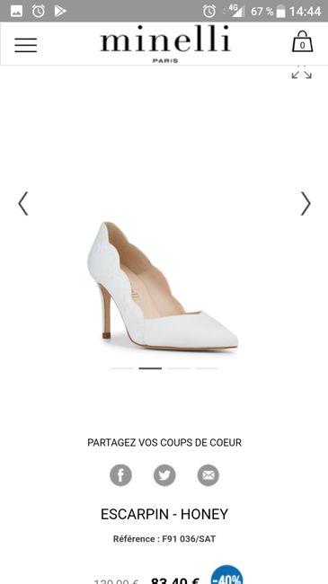 Chausures blanches