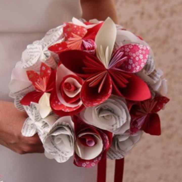 Bouquets de fleurs origami - 1