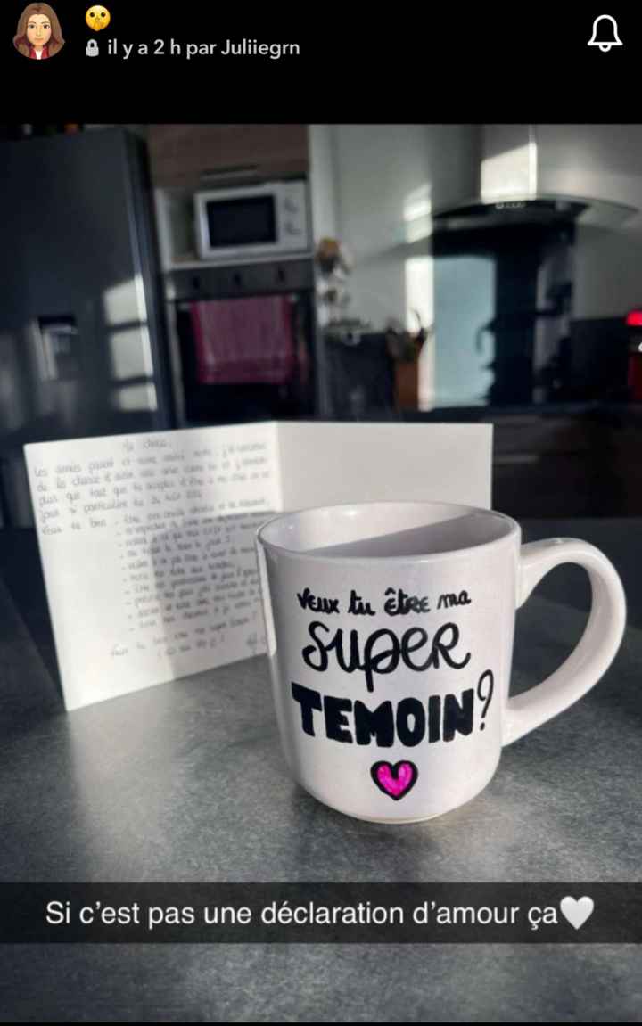 Veux tu être mon/ma témoin? - 1