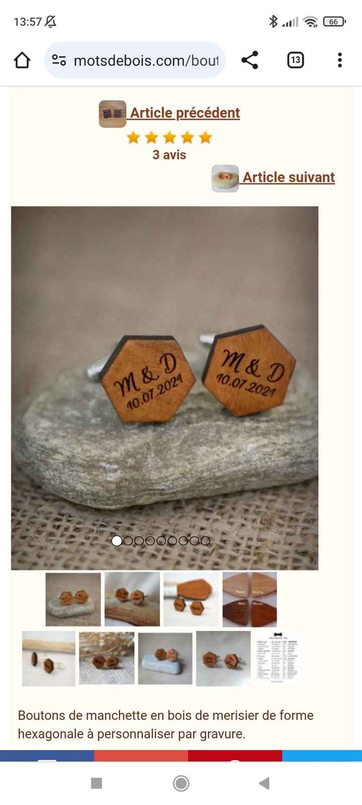 Boutons manchettes help - 1