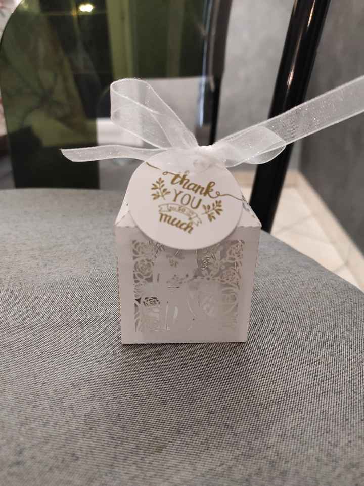 Porte alliance et boîte dragées - 3