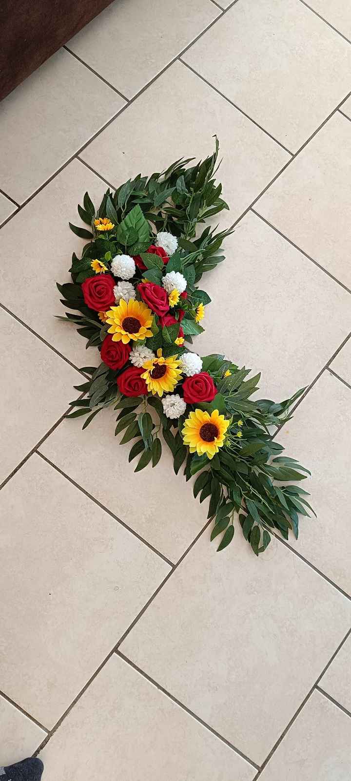 Compo fleurs pour arche terminée 💪 - 1