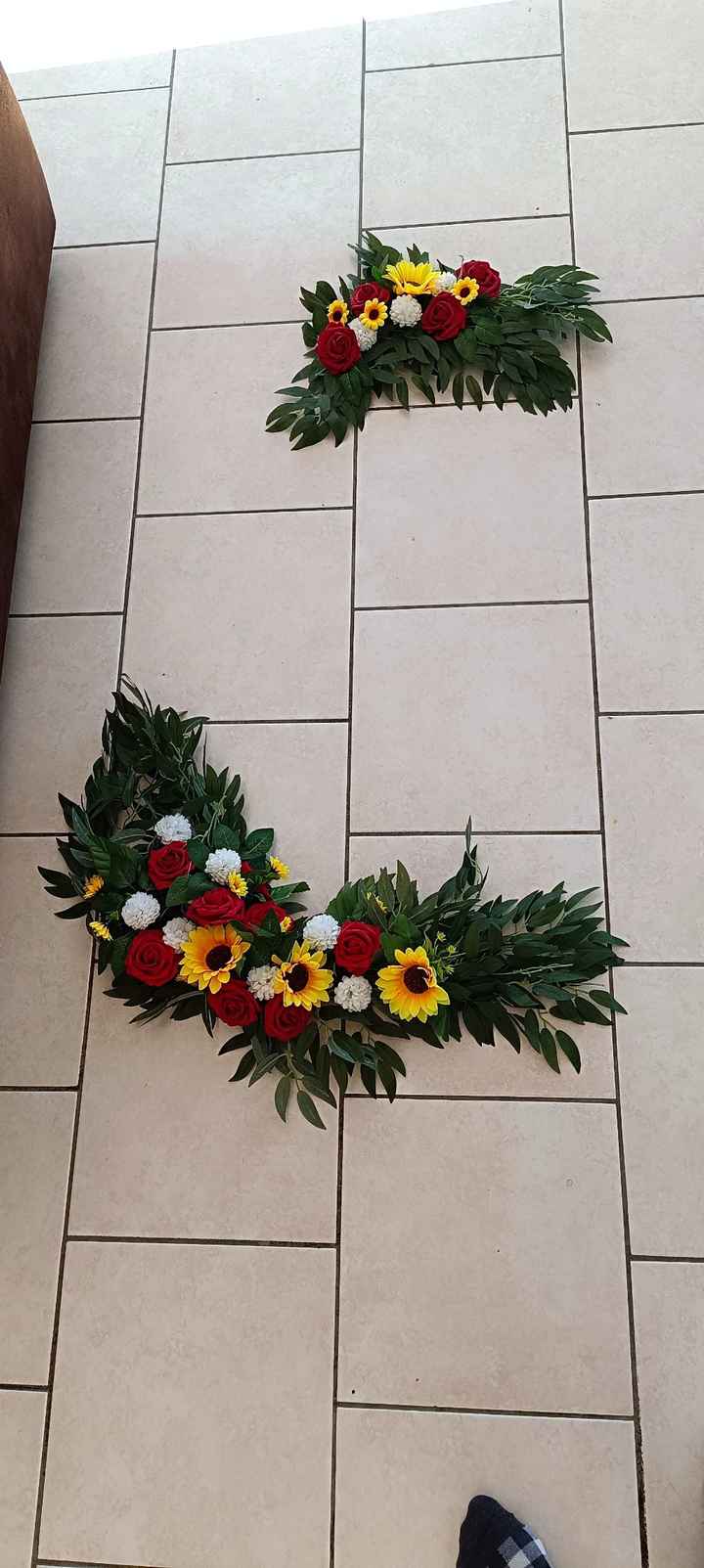 Compo fleurs pour arche terminée 💪 - 3