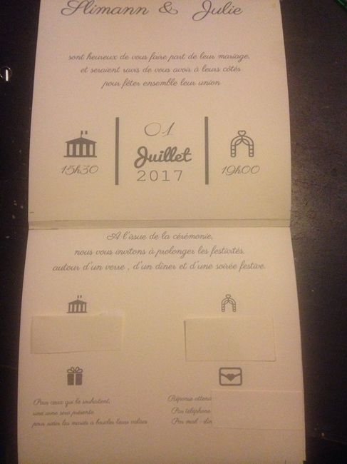 Élaboration faire part suite - 2