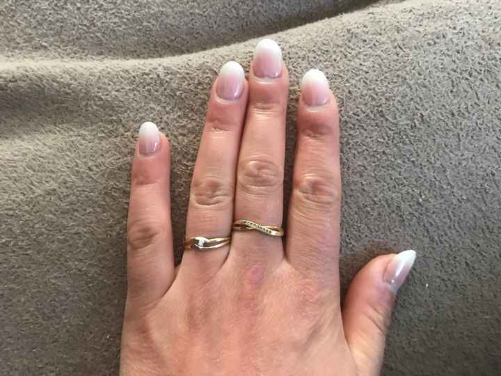 Ongle mariage pour ongles courts! - 1