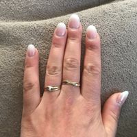 Ongle mariage pour ongles courts! - 1