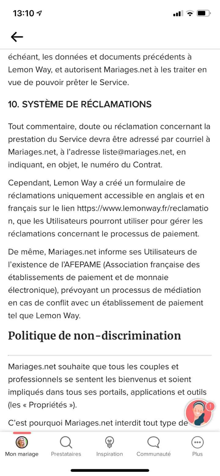 arnaque liste de mariage - 1