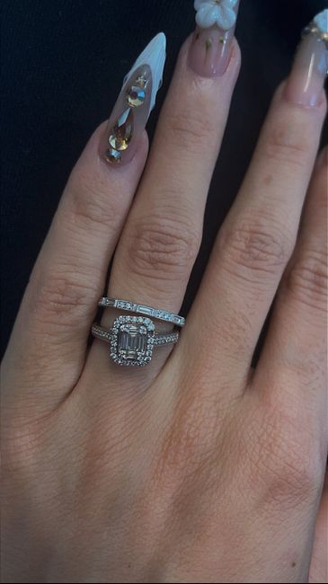 Bague de fiançailles et alliances 1