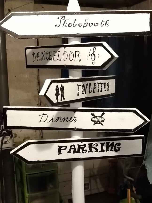 diy panneau directionnel - 1