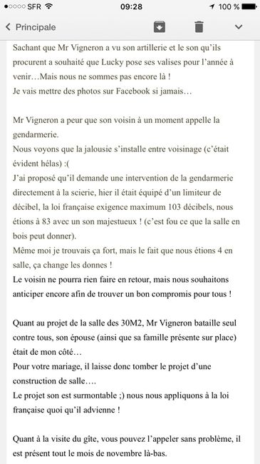 Voisin tolérance 0 et tapages nocturnes .. - 2