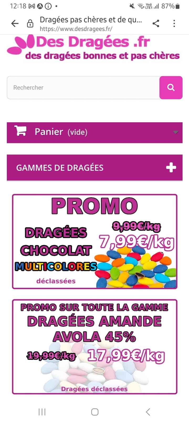 Bon plan dragées - 1