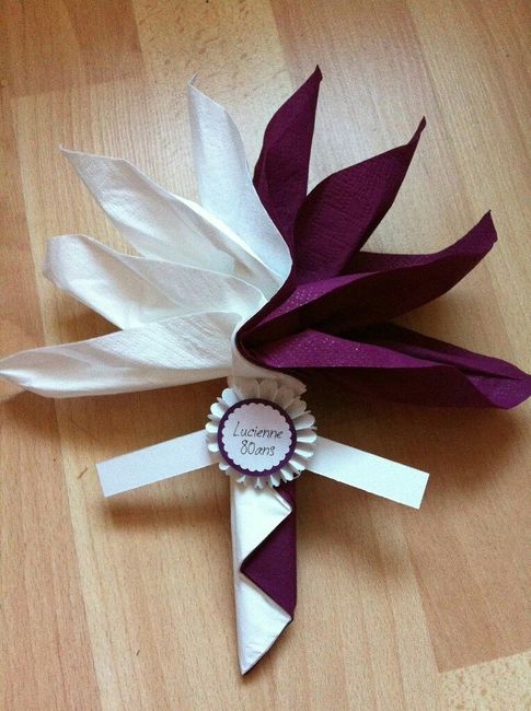 Pliage de serviette - 1