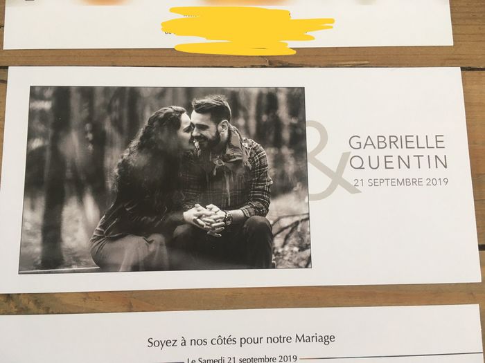 Faire-parts reçus - 1