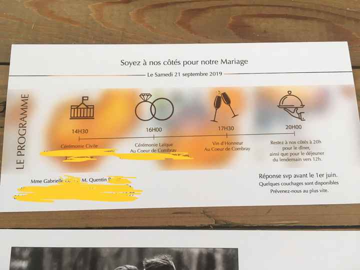 Faire-parts reçus - 3