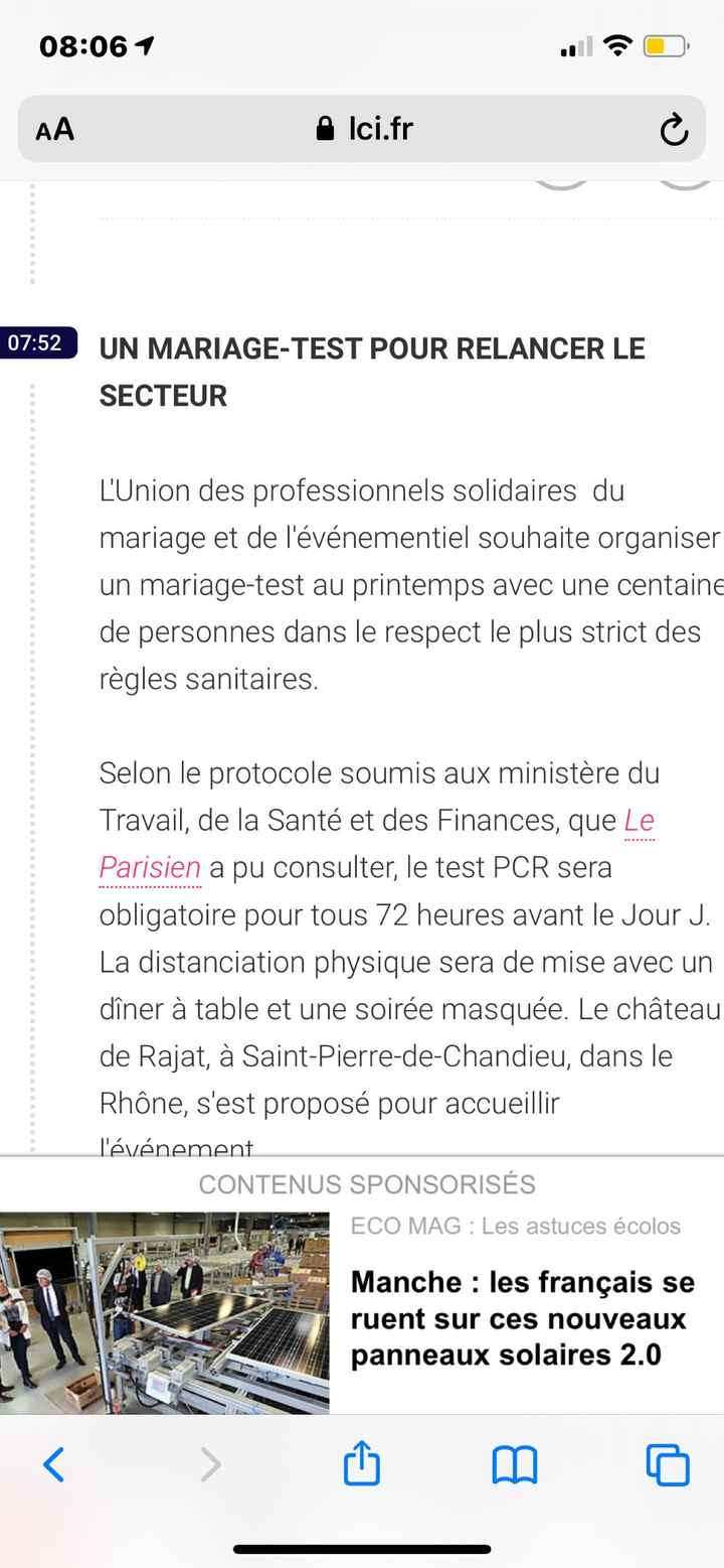 Un peu d’espoir pour les mariages à venir. 😍 - 1