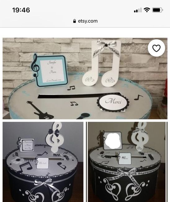 Idée pour l'urne de mon mariage - 1