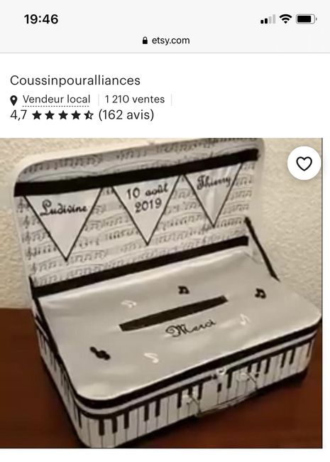 Idée pour l'urne de mon mariage - 2