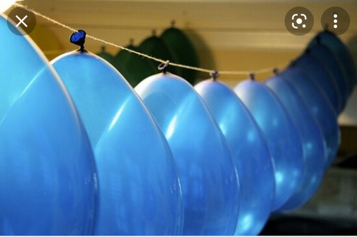 Idée pour accrochés des ballons au plafond 😁 - 2
