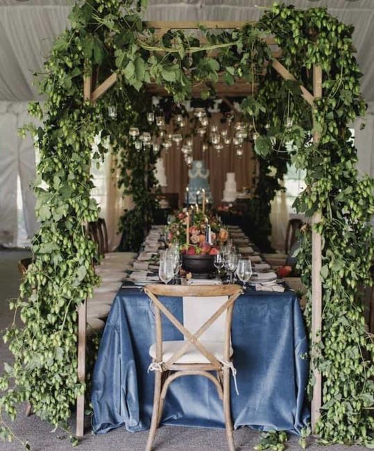Décoration mariage bleu - 5