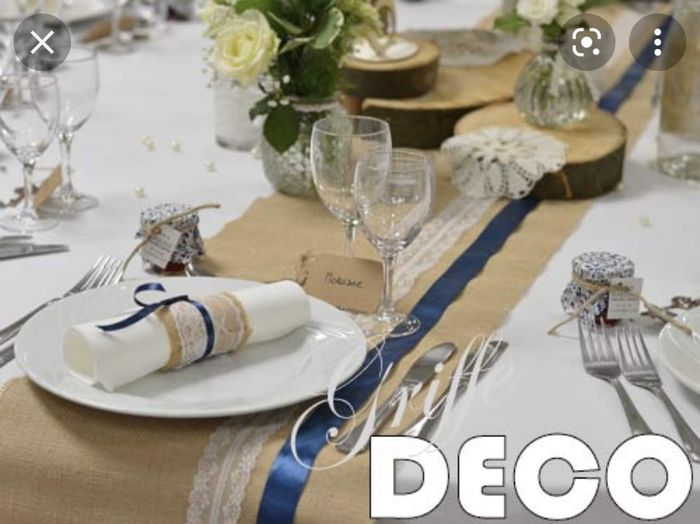 Décoration mariage bleu - 13