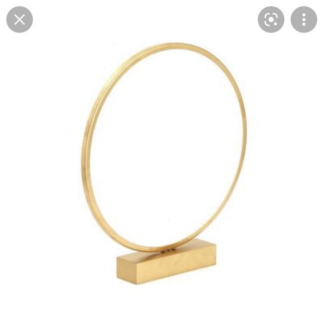 Cerceau fleurs centre de table 2