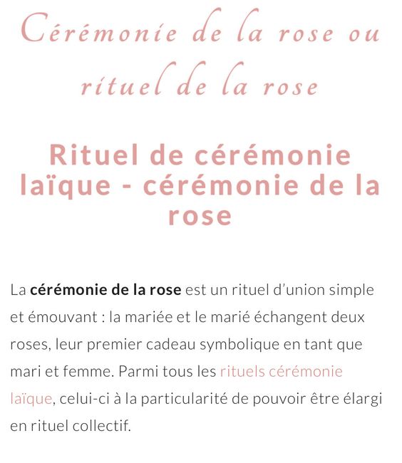 Le rituel de la rose 🌹 1