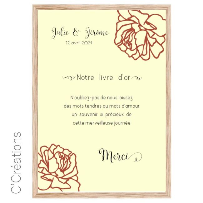 Livre d'or personnalisé 6