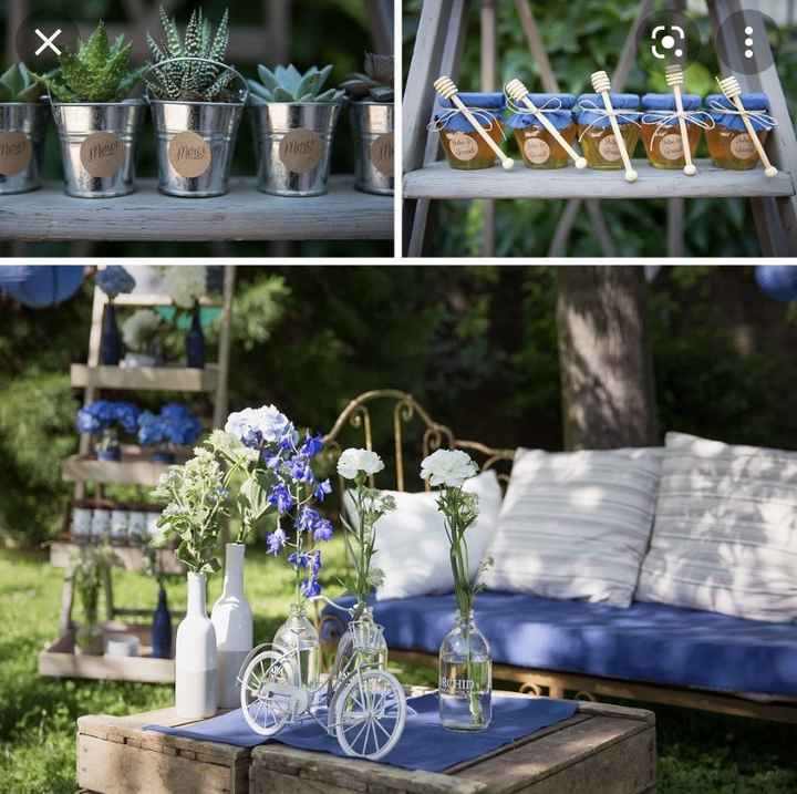 Décoration mariage bleu 23