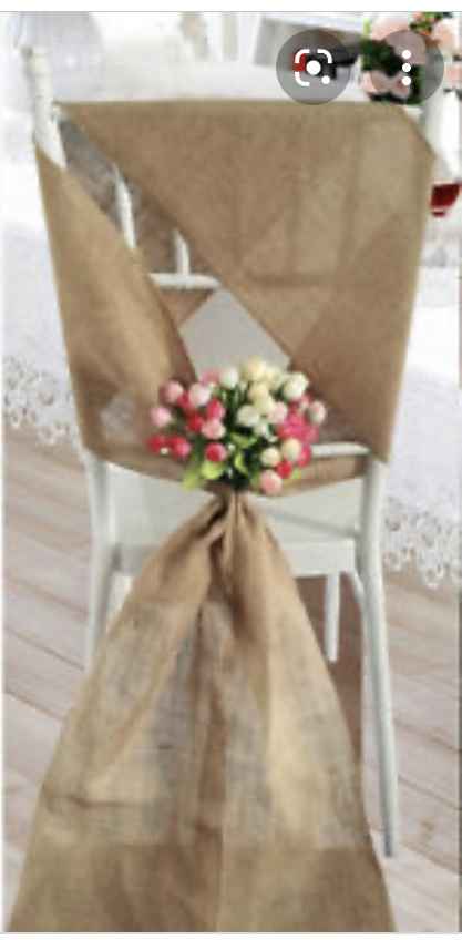 Noeud de chaise thème champêtre 7