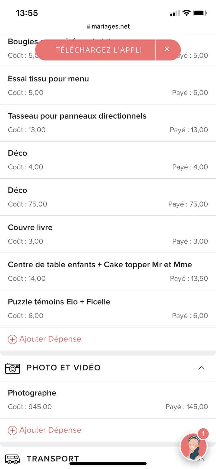 Quel budget ? 5