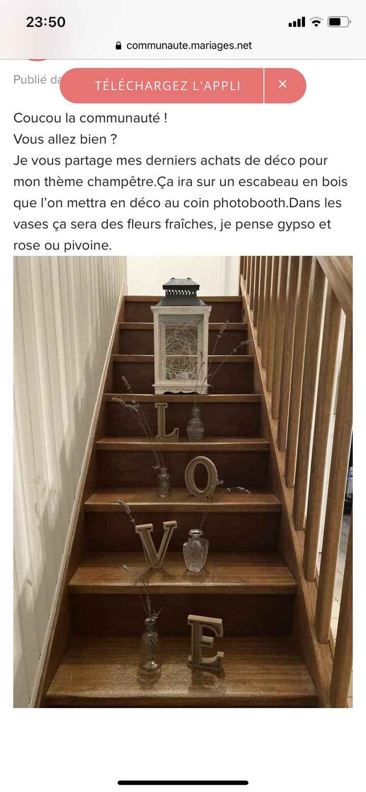 Décoration de notre mariage - 1