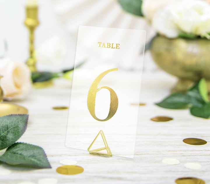 Numéros de tables - 2