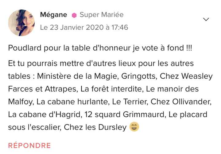 Plan de table - 3