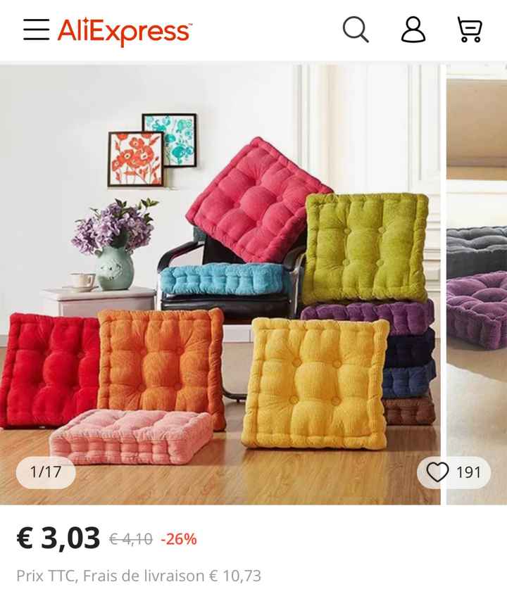 Assise jardin mariage en palette - 1