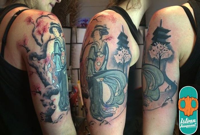 Les mariées avec des tatouages - 1