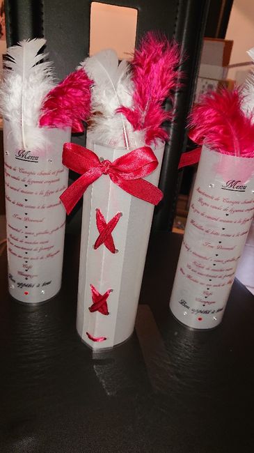 Menus de table fait main - 1