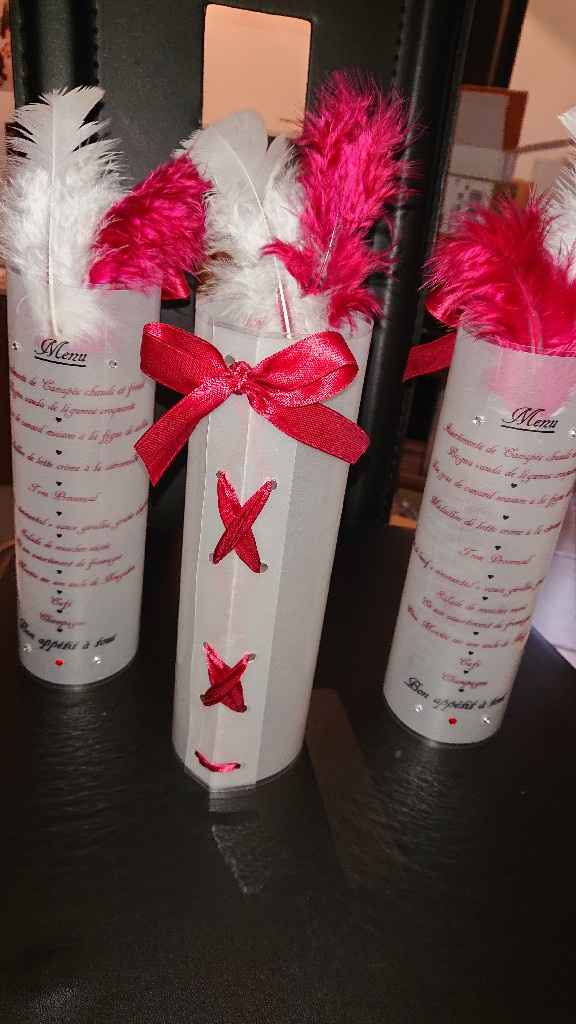 Résultat suite du menu de table fait main - 1