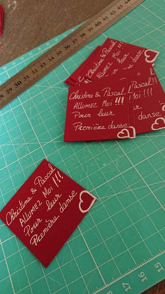 éTiquettes pour cierges magiques - 1