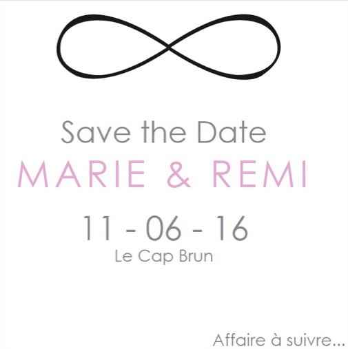 Mes achats pour mes save the date - 1