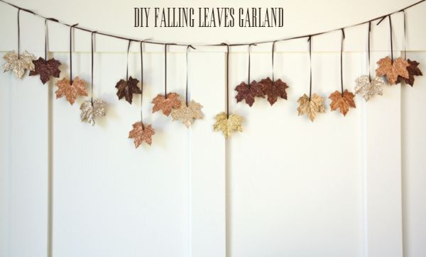 Guirlande feuilles d'érable 