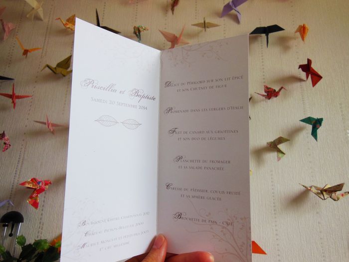 Mon menu