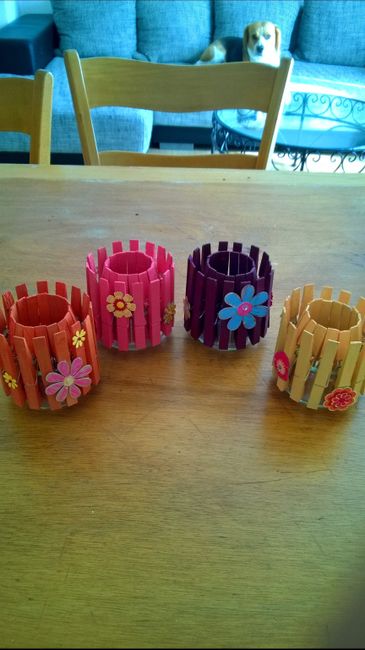 Pot à crayon table enfant.  DIY