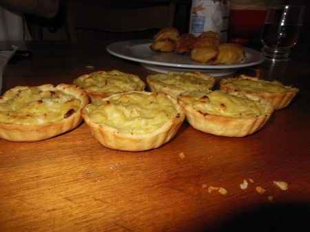Tartelettes aux oignons 