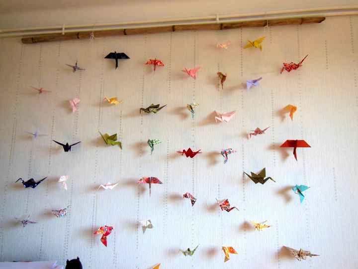 Guirlandes Origamis