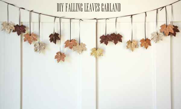 Guirlande feuilles d'érable 