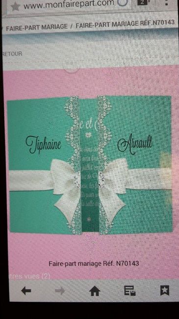 Faire part commandé - 1