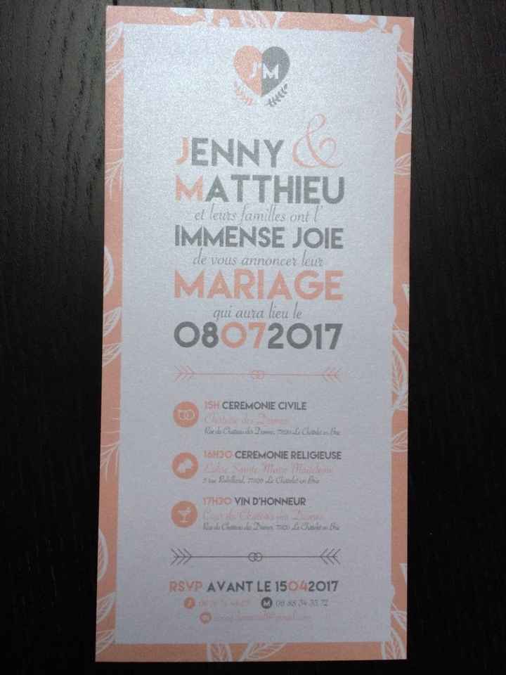 Faire-part : fait maison ! - 1