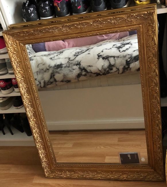 Mes miroirs pour plan de table 2