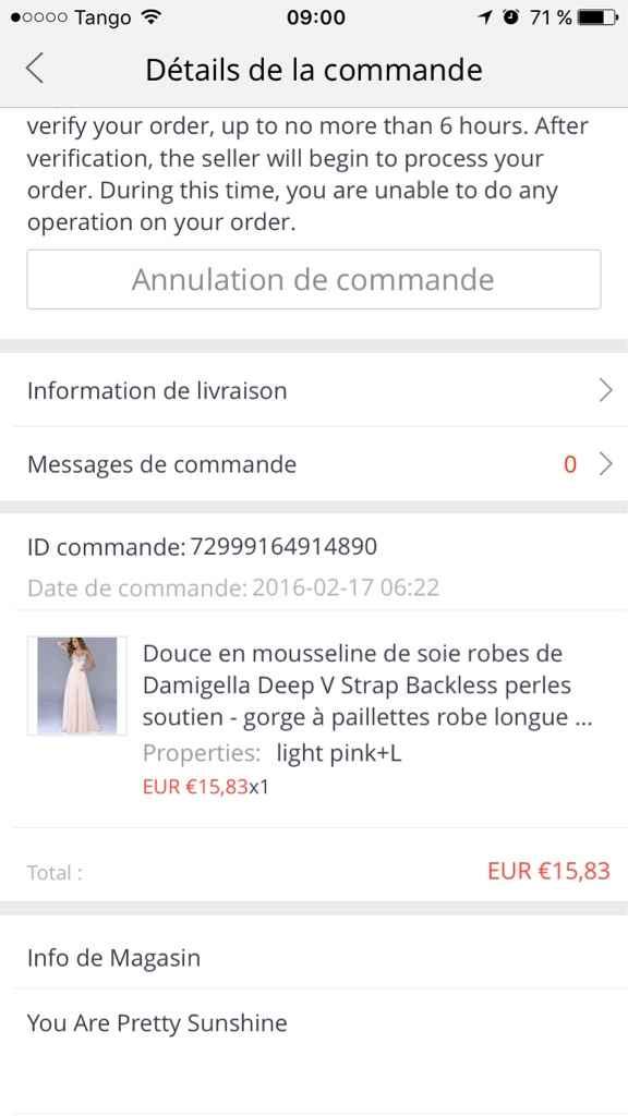 Robe du lendemain - 1