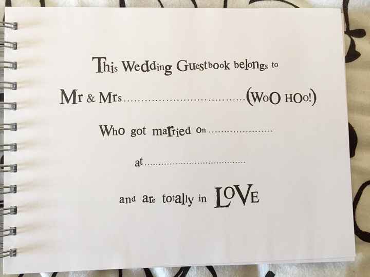 Livre d'or customisé - 2